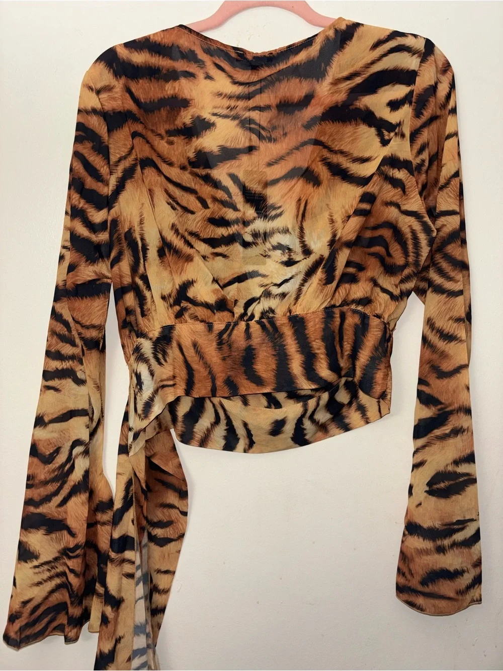 Fashion Nova Maya Animal Print Blouse Top - Picture 2 of 3